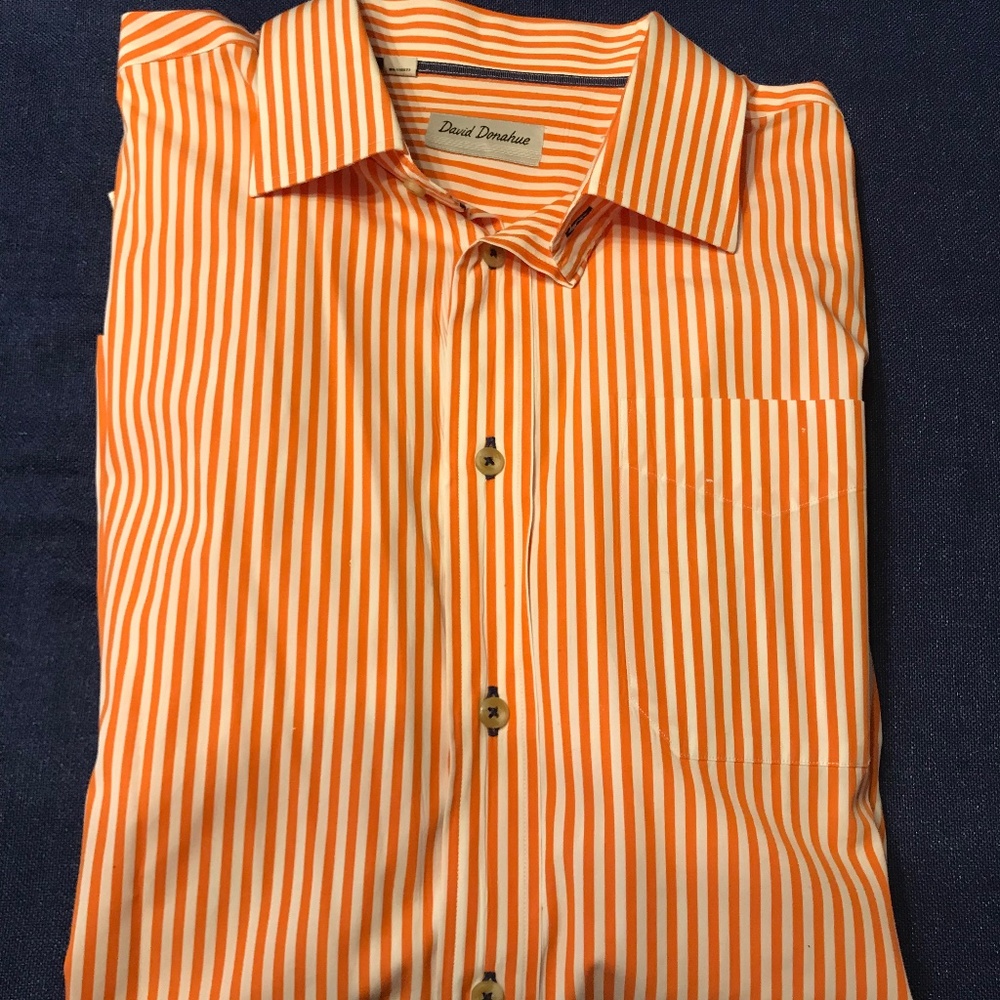 David Donahue cotton dress shirt XL